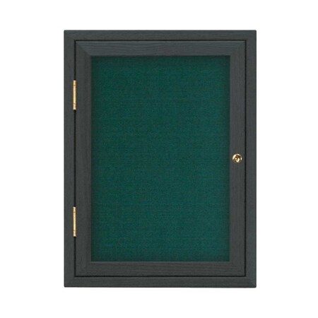 United Visual Products Sliding Glass Door Radius Letterboard, Hdr, 72"x36", Satin/White Vinyl UV9022ACSH-SATIN-WHITE